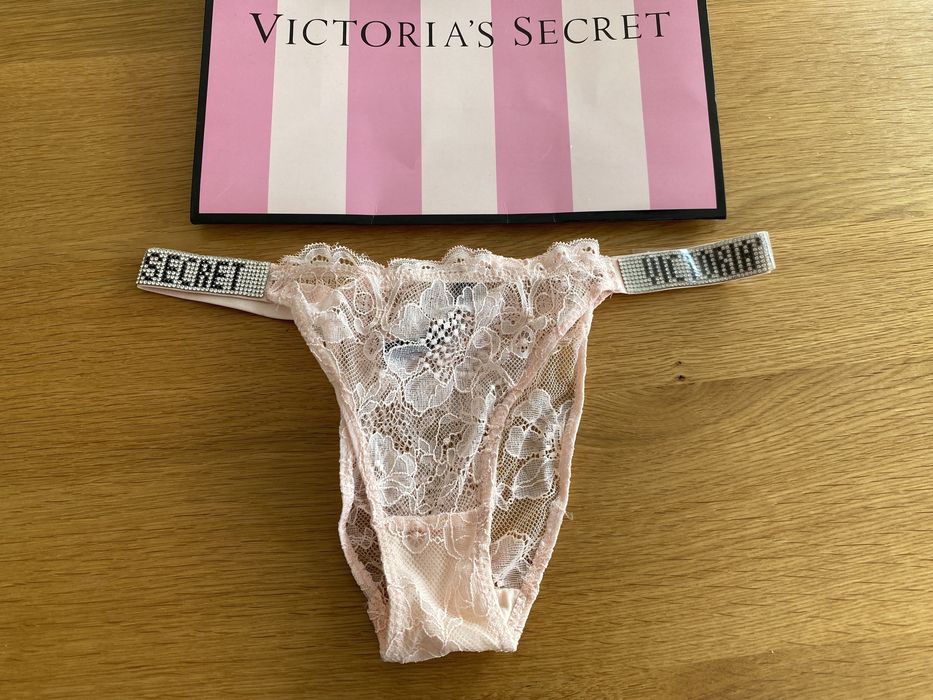 NOWE majtki Victoria’s Secret rozmiar M cyrkonie
