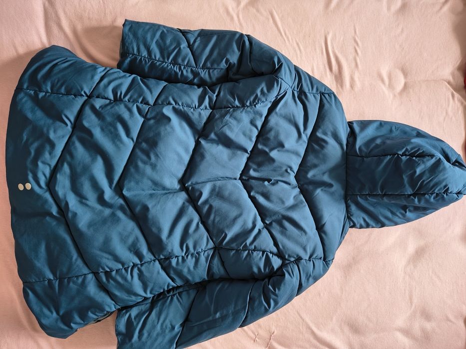 Ciepła długa kurtka dla dziewczynki