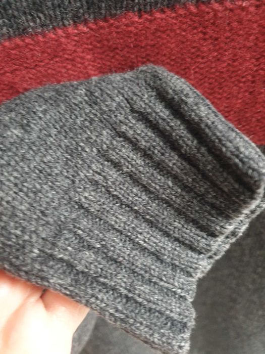 Szary grafitowy sweter Timberland wełniany wełna jagnięca M męski