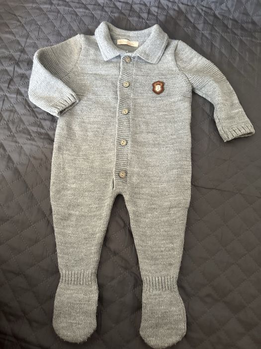 Теплый человечек комбез 6-9