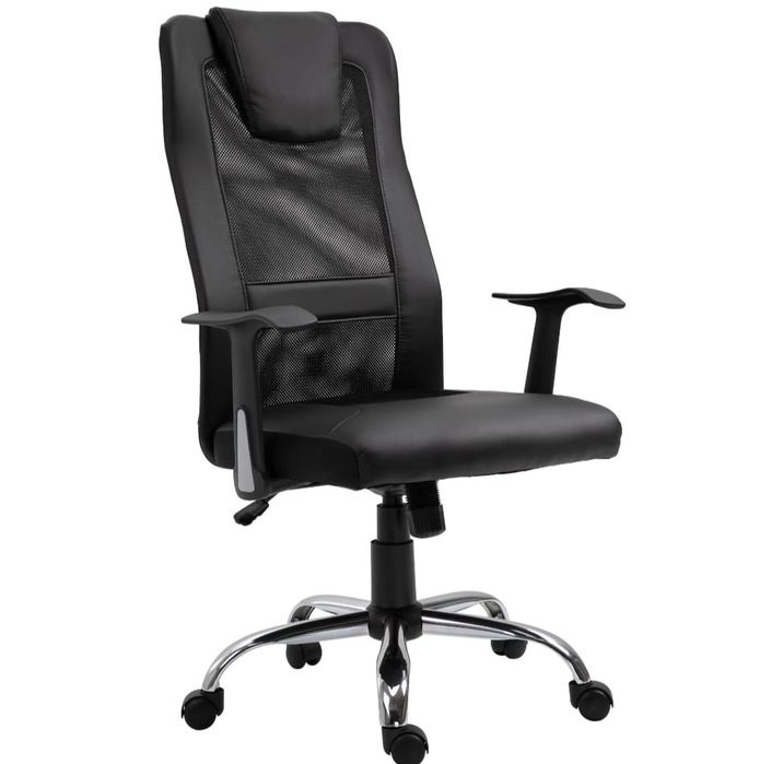 Krzesło biurowy obrotowe z regulacją wysokości ergonomiczne