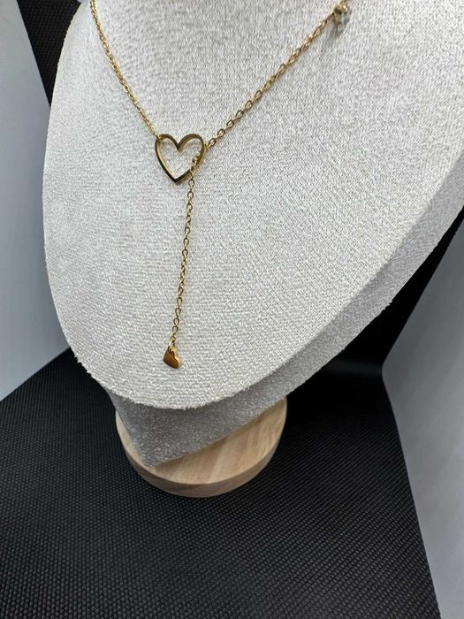 Naszyjnik i Kolczyki ze Stali chirurgicznej, Hipoalergiczne.