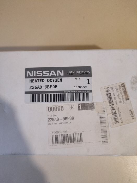 Лямбда зонд  Nissan / infinity 226АО - 98FOB