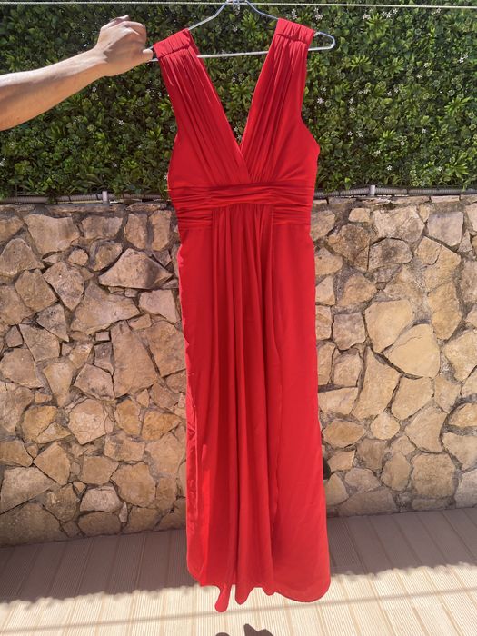 Vestido de cerimónia (vermelho)