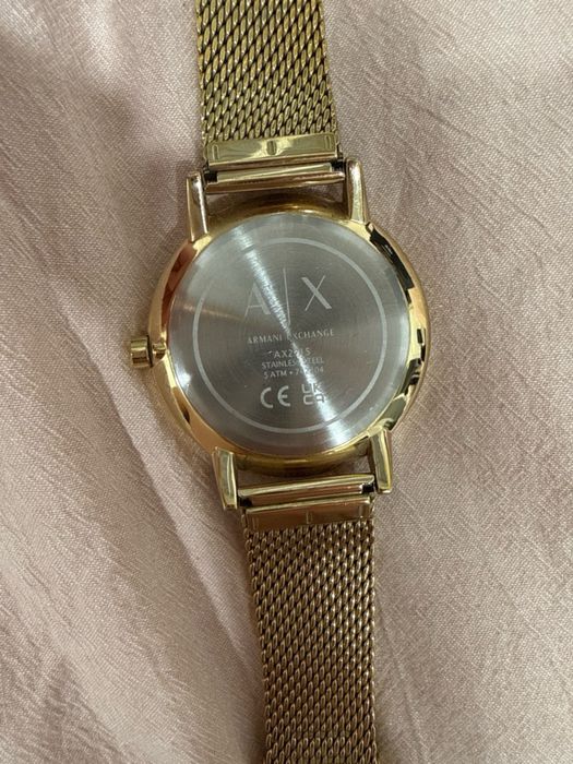 Годинник Armani Exchange AX2715 золотистий з чорним циферблатом