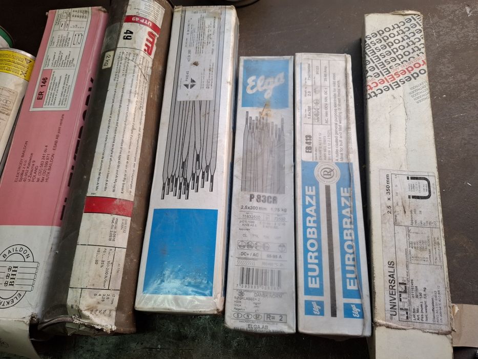 Elektrody spawalnicze otulone