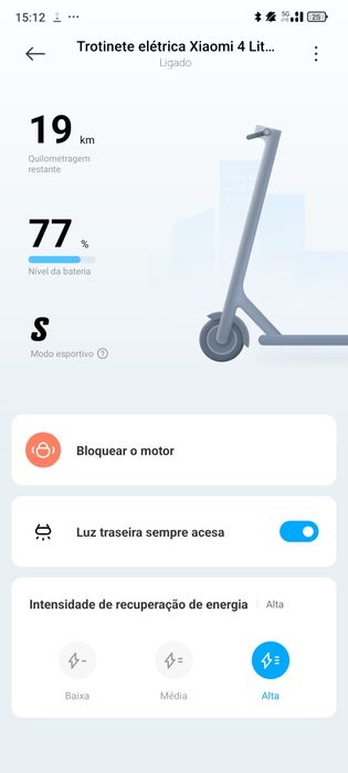 Trotinete Xiaomi 4Lite (2GEN) como novo