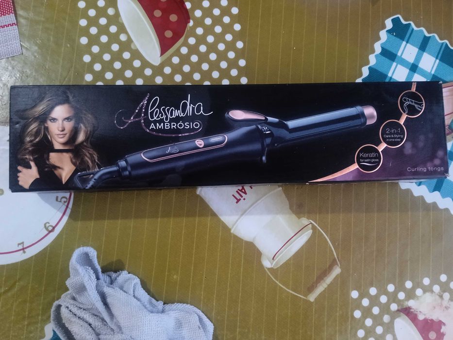 Encaracolador de cabelos com Queratina