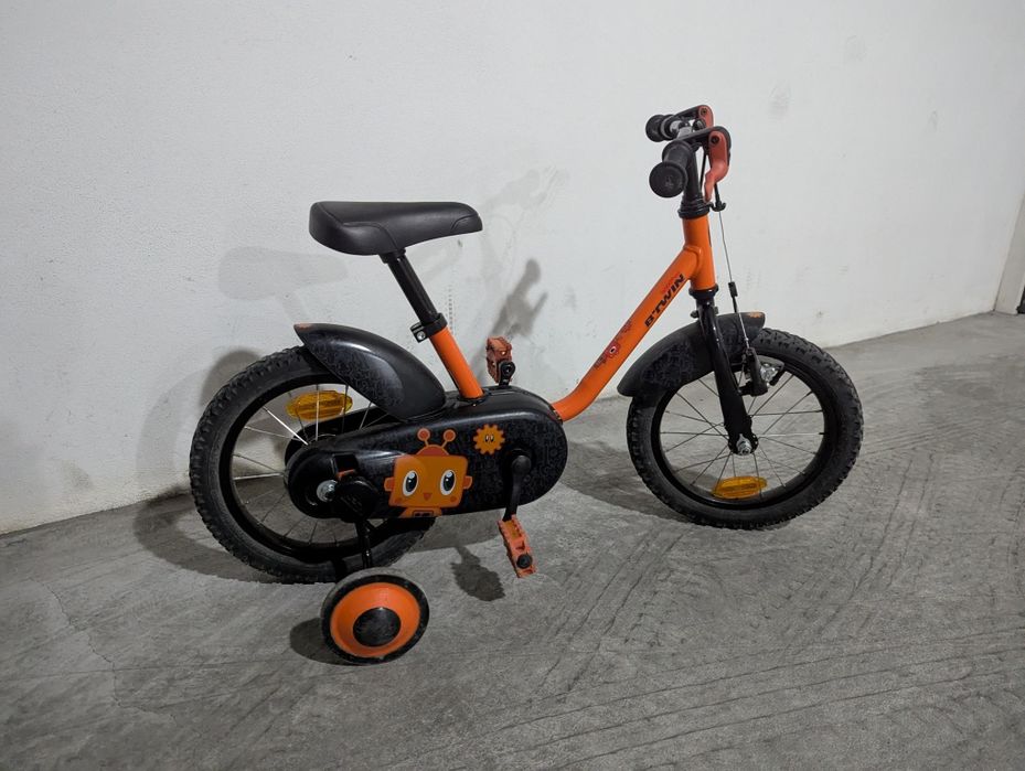 Bicicleta criança DECATHLON 500 ROBOT B'TWIN 14" 3- 5 ANOS