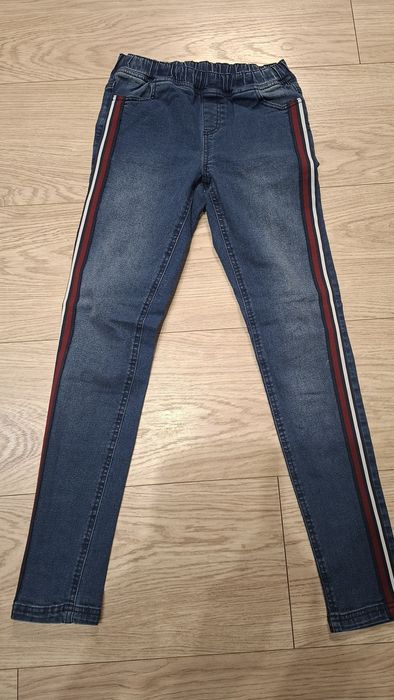 Spodnie jeans z elastanem 164