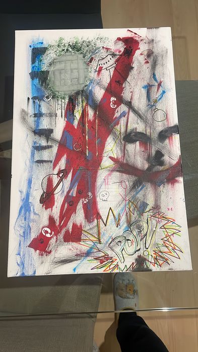 Uns Pincéis  e umas Tintas  fizeram este Quadro