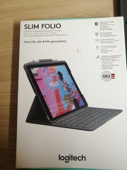 Logitech Slim Folio iPad 10.2" (7/8/9. gen)