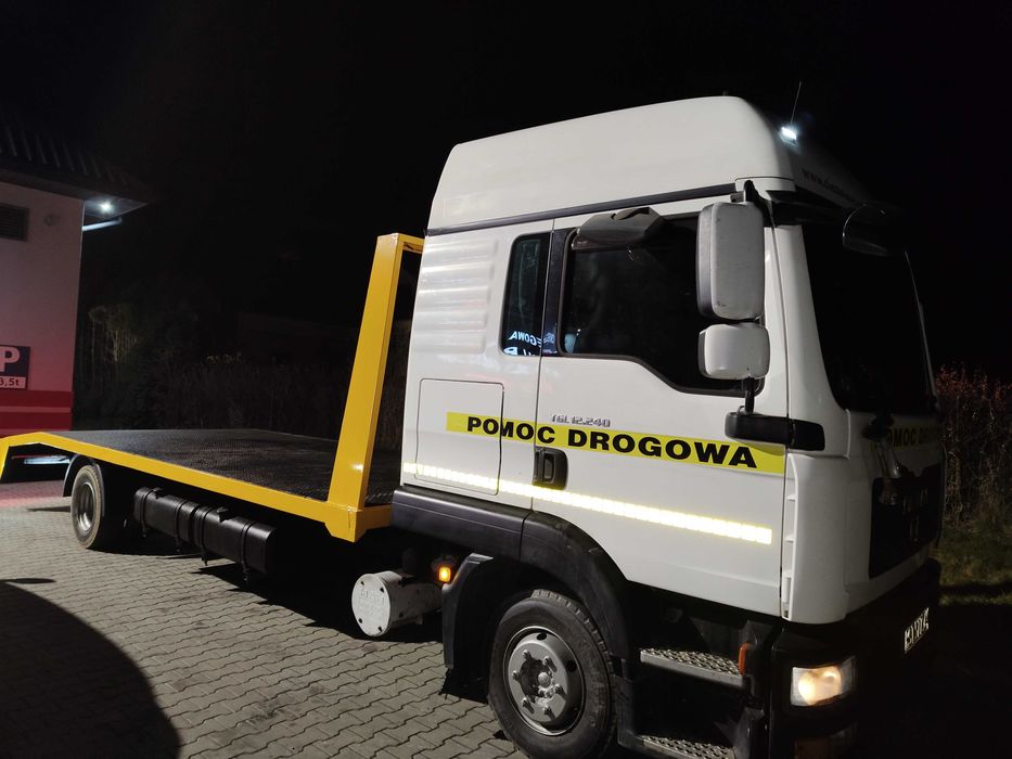 Man Pomoc Drogowa Laweta Autolaweta Nowa Wyciągarka Winch Uciąg 11 Ton