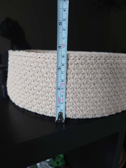 Conjunto de cestos em crochê