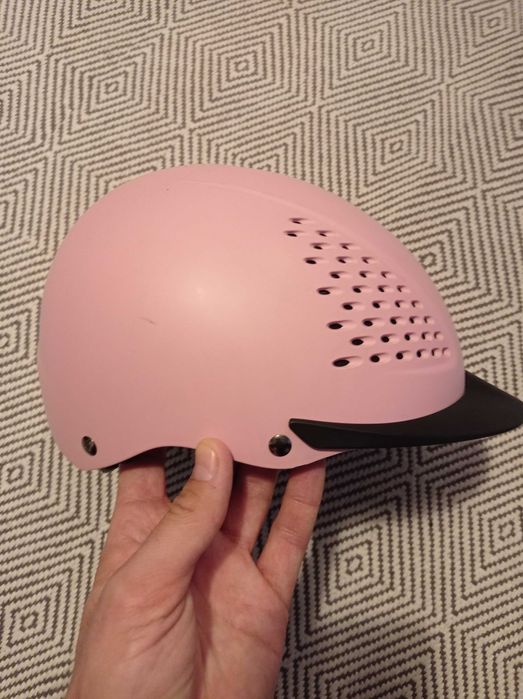 Różowy kask do jazdy konnej 51-54cm