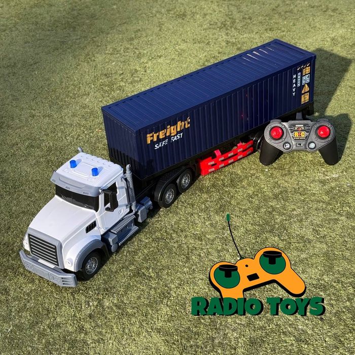 Фура на радіокеруванні American Truck 59см Біла | Грузовик на пульті