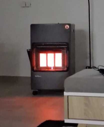 Aquecedor a gás+ botija cheia+mangueira+redutor