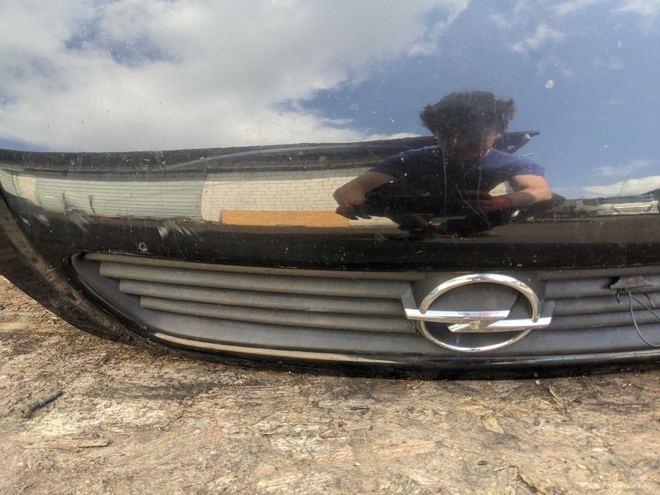 Opel Astra G II 2 Maska Pokrywa Silnika Przód Przednia Czarna