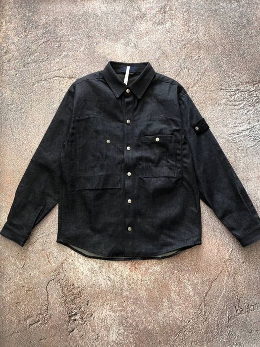 Stone Island Indigo Denim Over Shirt