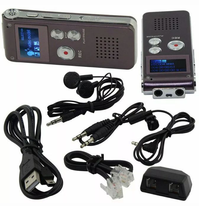 Voice Recorder Profissional com memória interna 8Gigas Incluí bateria