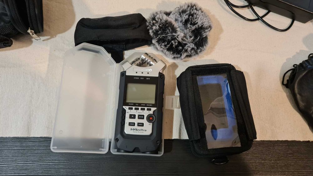 zoom h4n pro + acessorios