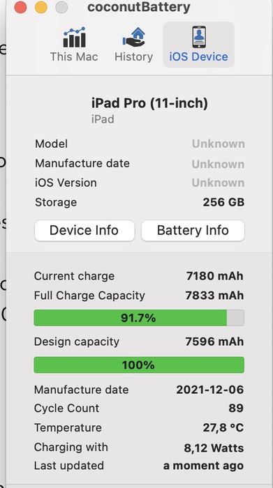 iPad Pro 11 " 256 gb M1 + Magic Keyboard + Pencil 2nd gen