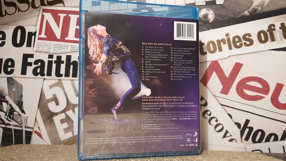 Celine Dion - Une Seule Fois Live Koncert Blu-ray + 2x CD
