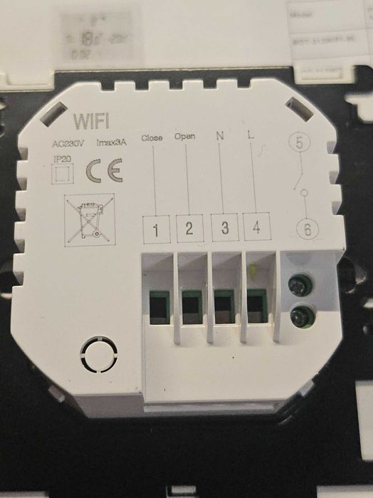 Termostat BEOK BOT-313 WiFi-BL bezpotencjałowy