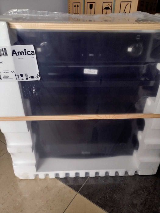 Piekarnik do zabudowy Amica ED37515V STUDIO BakingPro System Grill Czarne szkło