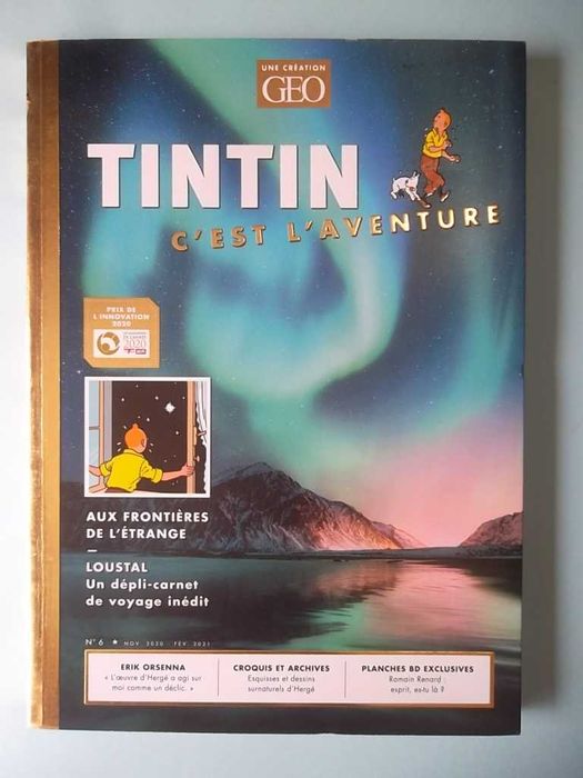 TINTIN C'est La Aventure! Dossier Revista GEO Nº 1, 2, 6, 9