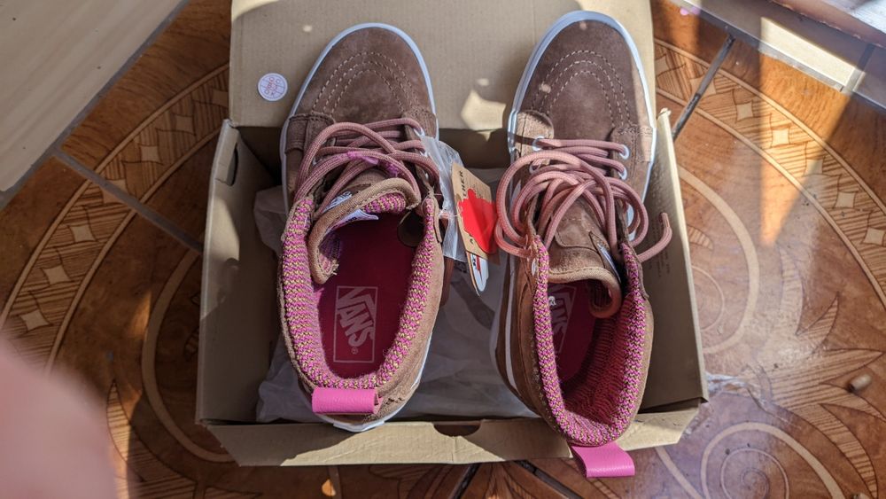 кеды Vans новые замшевые