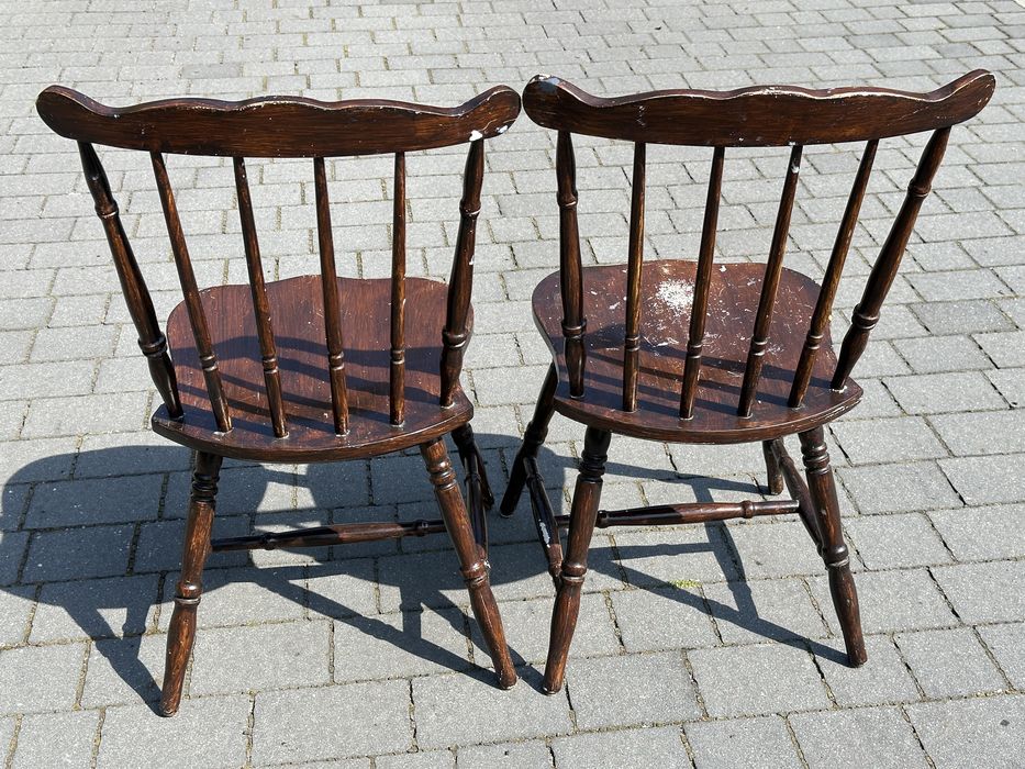 PATYCZAK Drewniane krzesła Jafameg Jasienica krzesło PRL