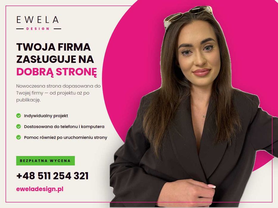 Strona internetowa dla Twojej firmy od 800 zł — szybko i solidnie