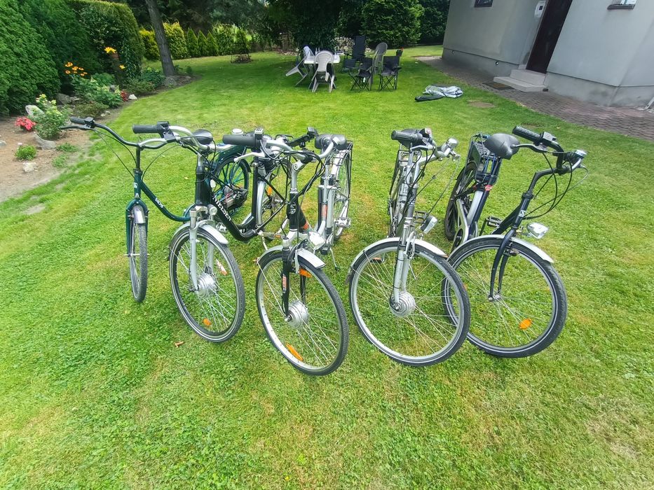 Rowery elektryczne i spalinowe