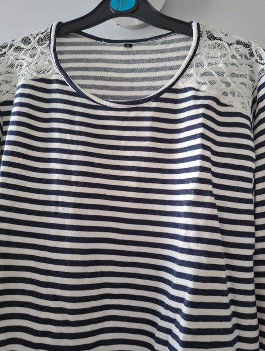 Camisola M riscas completamentw nova
