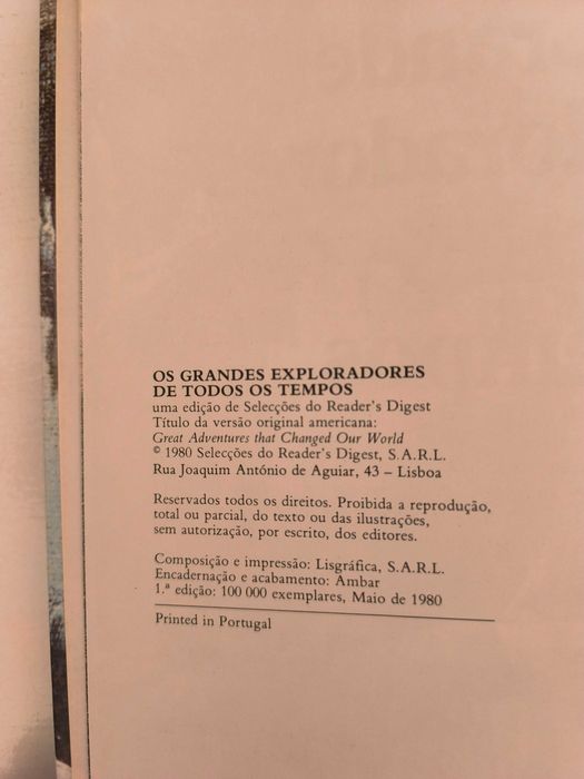 "Os grandes Exploradores de todos os tempos"