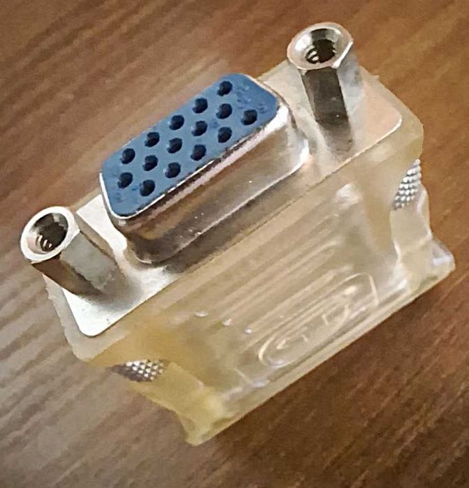Адаптер Wieson (переходник DVI – VGA) Позолоченные контакты. НОВЫЙ
