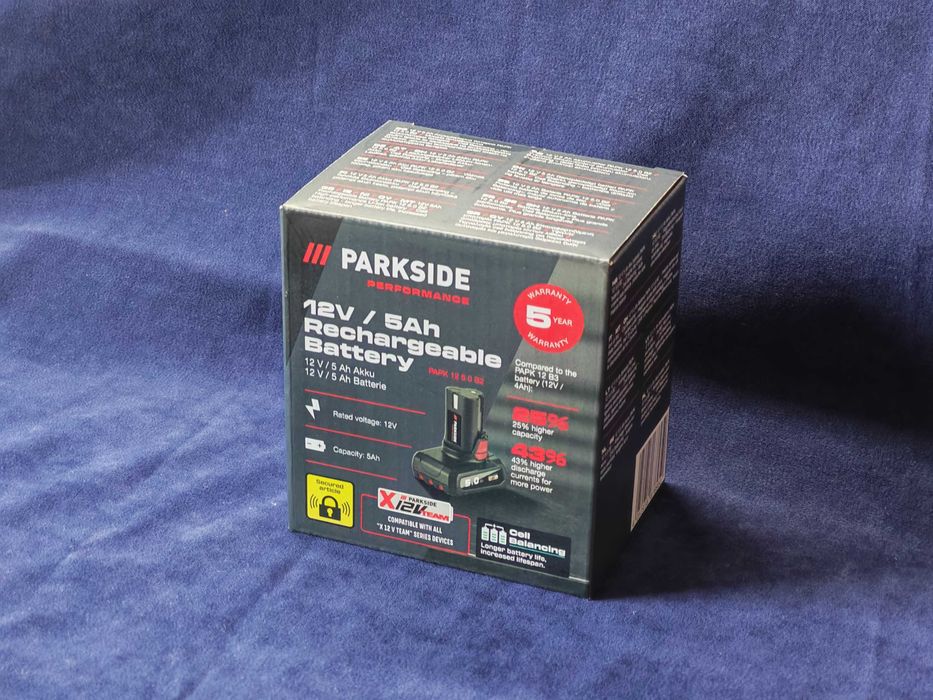 Bateria Akumulator Parkside 12 V / 5 Ah PAPK 12 5.0 B2