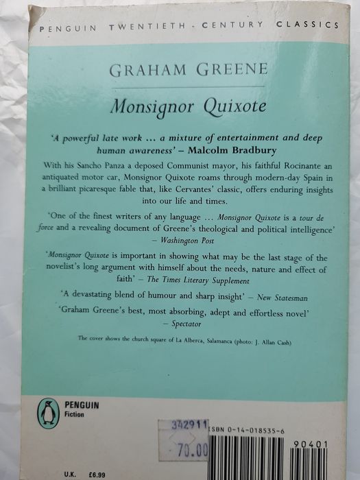 Graham Greene, Monsignor Quixote, англ.