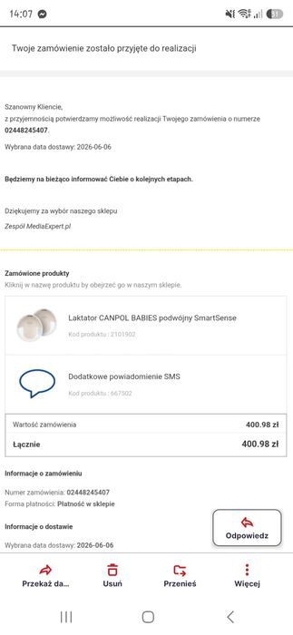 Laktator Canpol Babies Smartsense