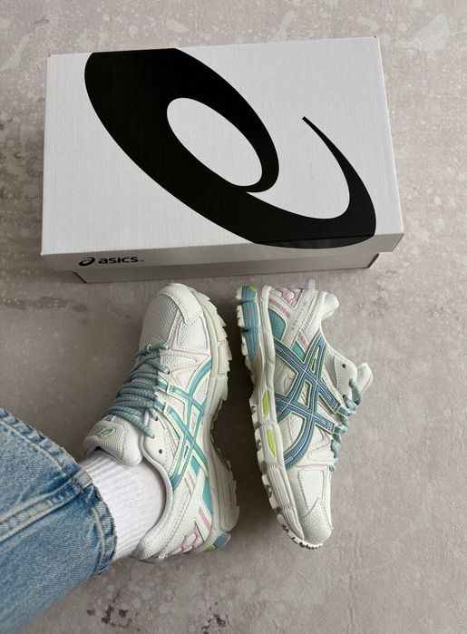 Кросівки Кроссовки Asics Gel-Kahana 8 White Turquoise Blue Белый Синий Білий Синій Кросовки демісезон