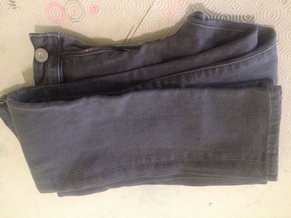 Calças Tiffosi - calça ganga elástica cinza