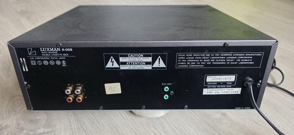 Luxman K-008 deck magnetofon  kasetowy Made in Japan