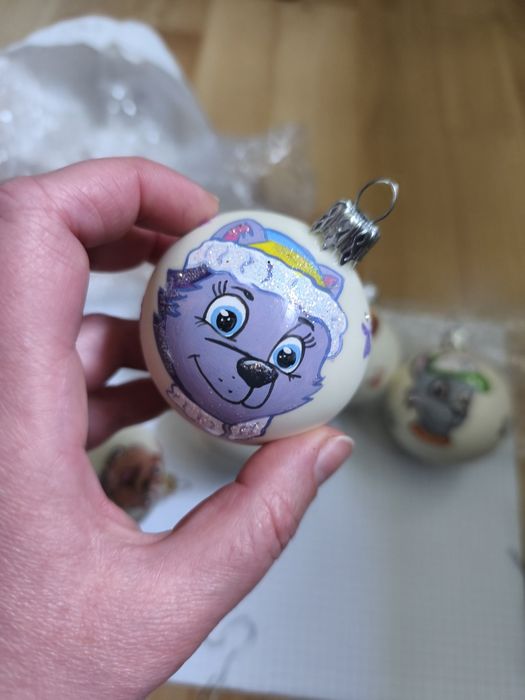 Bombki psi patrol ręcznie malowane