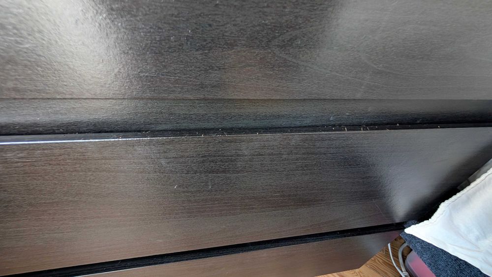 Cómoda Preta 3 Gavetas – Espaçosa – Usada