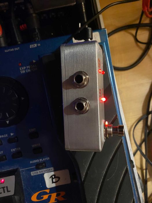 Podwójny Switch Double ABY buffer mixer splitter bufer preamp mix