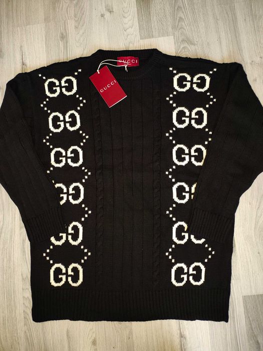Nowy ciepły sweter męski GUCCI - roz. XXL