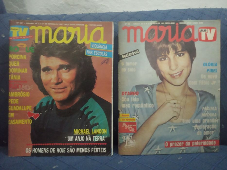 16 Revistas MARIA, lote anos 80