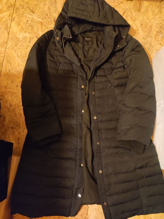 Zara, płaszcz puchowy pikowany L