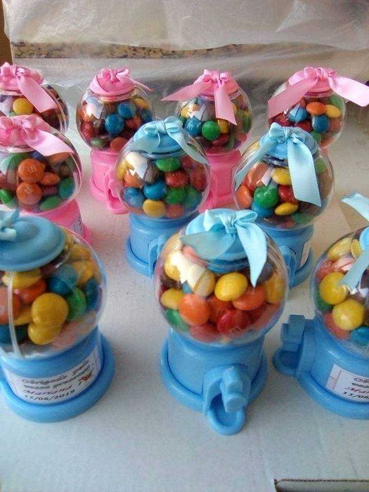 Lembranças para Crianças Mini máquinas com M&Ms